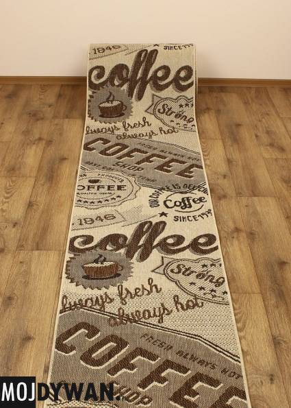 Chodniki Płaskie Tkanie Coffee Shop beżowy (5914)