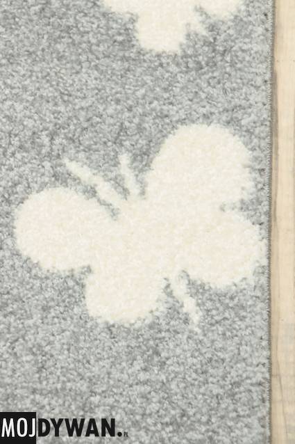 Dywan
												Bambino Białe motyle na szarym tle (21460)