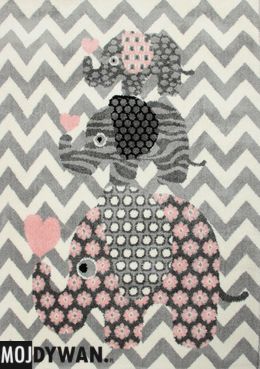 Dywan Merlin Słoniki Róż 