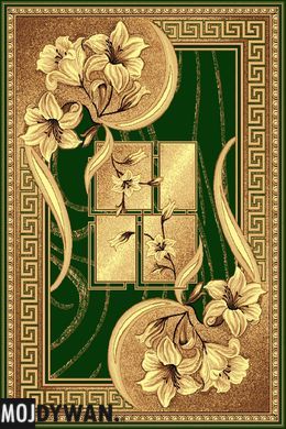 Dywan Granit Flora zieleń (22067)